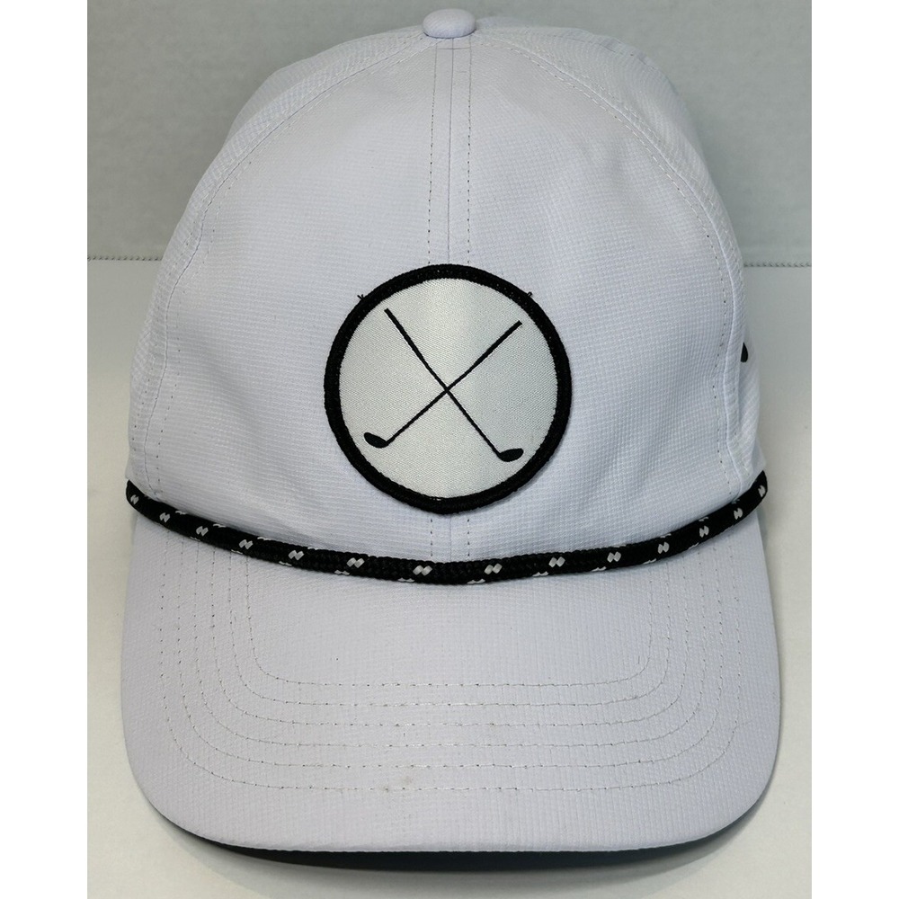 Outdoor Cap Men's Golf Clubs Patch Trucker Hat‎ Baseball Cap White Adjustable